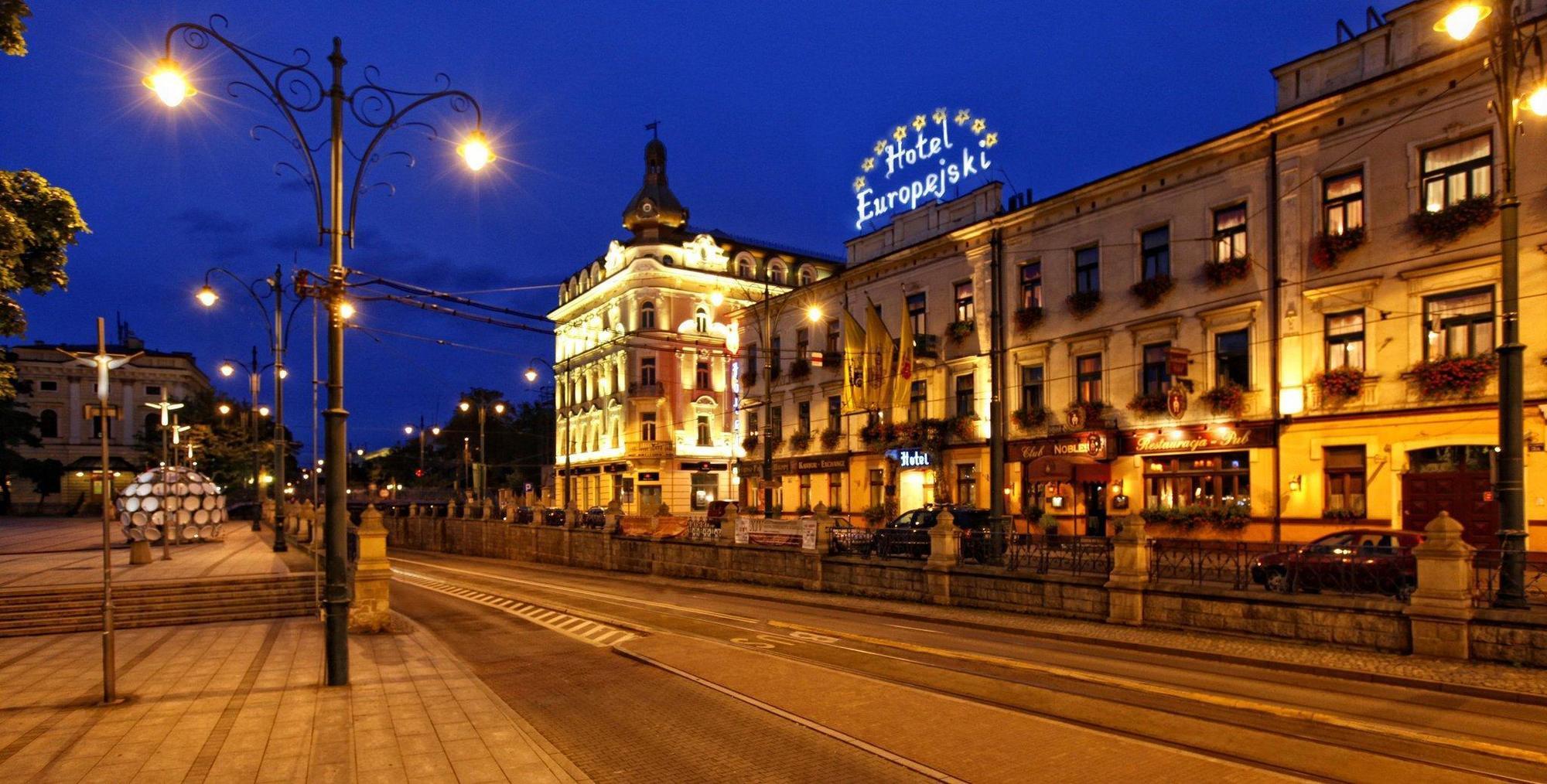 Hotel Europejski Краков Экстерьер фото